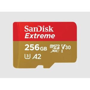 Sandisk Extreme microSDXC 256GB+SD 190MB/s - Publicité