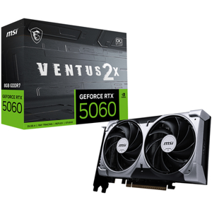 MSI Nvidia GeForce RTX 5060 8G VENTUS 2X OC# - Publicité MSI Nvidia GeForce RTX 5060 8G VENTUS 2X OC# - Publicité