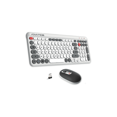 Advance - ERGOSTYLE COMBO - Wireless RF - Clavier et souris - Publicité Advance - ERGOSTYLE COMBO - Wireless RF - Clavier et souris - Publicité