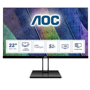 AOC 22V2Q - ecran LED - Full HD (1080p) - 21.5 - Publicité