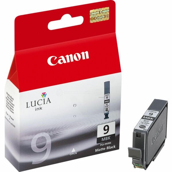 Canon D'origine Canon PGI-9 MBK / 1033 B 001 cartouche d'encre mattnoir, 630 pages, 1,98 centimes par page, contenu: 14 ml