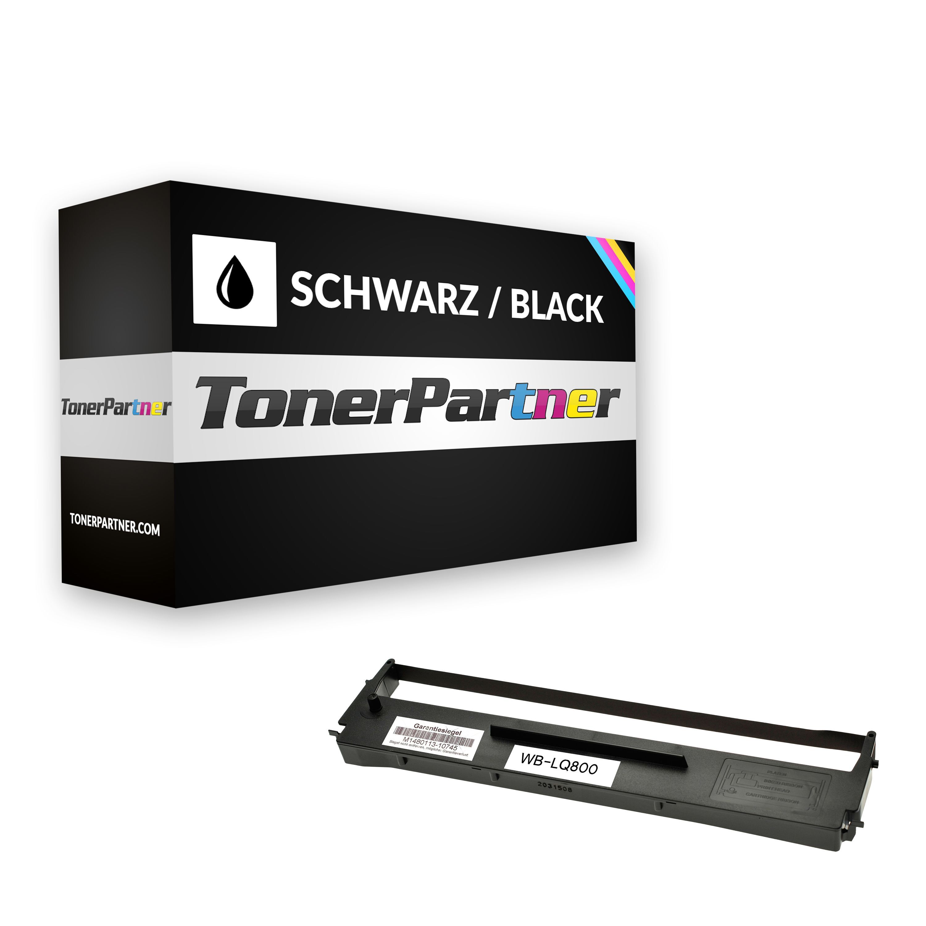 TonerPartner Compatible avec Tally Genicom 82 ruban nylon (7753 / C 13 S0 15021) noir, contenu: 2 000 000 signes de TonerPartner