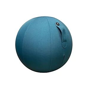 Alba Ergo Ball - Siège ballon ergonomique pour bureau - Housse tissu Bleu