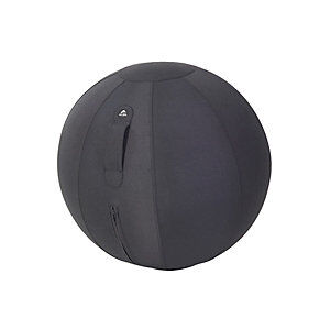 Alba Ergo Ball - Siège ballon ergonomique pour bureau - Housse tissu Noir