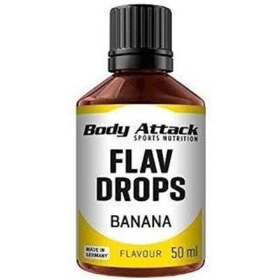 Body Attack Nutrition Flav drops (50ml) unisexe - Publicité Body Attack Nutrition Flav drops (50ml) unisexe - Publicité