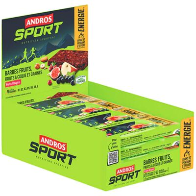 Andros sport Barres énergétiques (16x40g) unisexe - Publicité Andros sport Barres énergétiques (16x40g) unisexe - Publicité