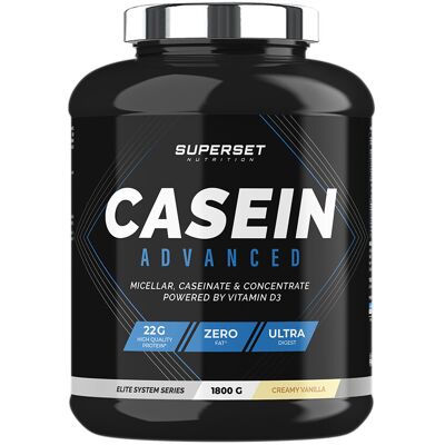 Superset Nutrition - 100% Casein Advanced - 1.8kg - Protéine - Publicité Superset Nutrition - 100% Casein Advanced - 1.8kg - Protéine - Publicité