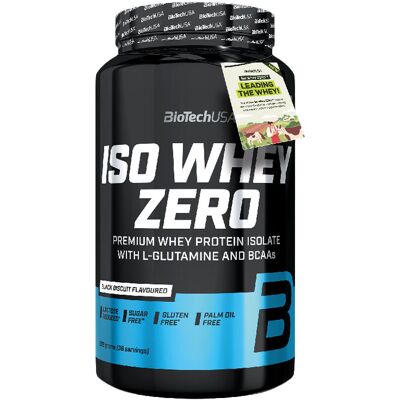 BioTech USA Iso Whey Zero - 908g - Poudre de protéines - Publicité BioTech USA Iso Whey Zero - 908g - Poudre de protéines - Publicité