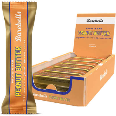 Boîte barebells barre protéinée (12x55g) unisexe - Publicité Boîte barebells barre protéinée (12x55g) unisexe - Publicité