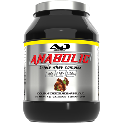 Addict Sport Nutrition Anabolic triple whey complex (1kg) unisexe - Publicité Addict Sport Nutrition Anabolic triple whey complex (1kg) unisexe - Publicité