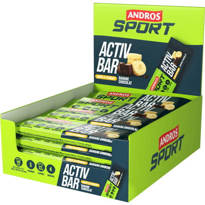 Andros sport Barres énergétiques (16x40g) unisexe - Publicité Andros sport Barres énergétiques (16x40g) unisexe - Publicité