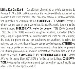 Biotech USA Mega omega 3 (90 caps)  - unisexe - Publicité