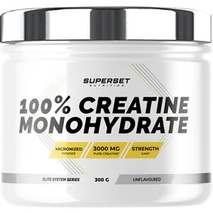 Superset Nutrition - 100% Creatine Monohydrate 300 g - Publicité Superset Nutrition - 100% Creatine Monohydrate 300 g - Publicité