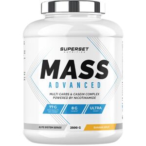 Superset Nutrition Mass Advanced - Gainer Musculaire Haute Calories - Publicité Superset Nutrition Mass Advanced - Gainer Musculaire Haute Calories - Publicité