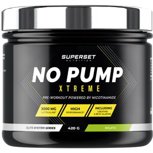 Superset Nutrition No pump xtreme (420g) unisexe - Publicité Superset Nutrition No pump xtreme (420g) unisexe - Publicité