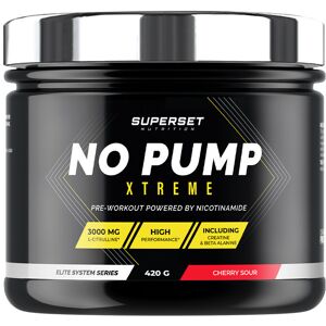 Superset Nutrition No pump xtreme (420g) unisexe - Publicité Superset Nutrition No pump xtreme (420g) unisexe - Publicité