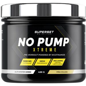 Superset Nutrition No pump xtreme (420g) unisexe - Publicité Superset Nutrition No pump xtreme (420g) unisexe - Publicité