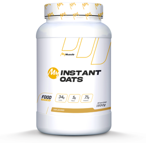 MyMuscle My instant oats (1500g) unisexe - Publicité MyMuscle My instant oats (1500g) unisexe - Publicité