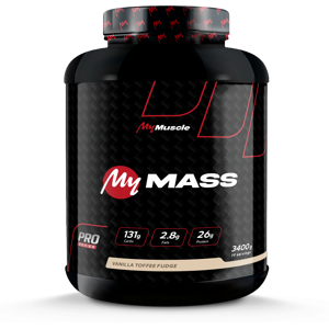 MyMuscle My mass (3400g) unisexe - Publicité MyMuscle My mass (3400g) unisexe - Publicité