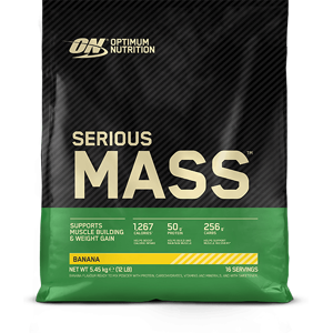 Optimum Nutrition Serious mass (5,4kg) unisexe - Publicité Optimum Nutrition Serious mass (5,4kg) unisexe - Publicité