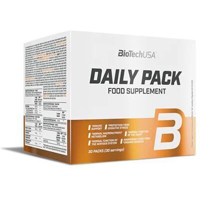 BioTechUSA Pack Quotidien - Multivitamines - 30 Sachets - Publicité BioTechUSA Pack Quotidien - Multivitamines - 30 Sachets - Publicité