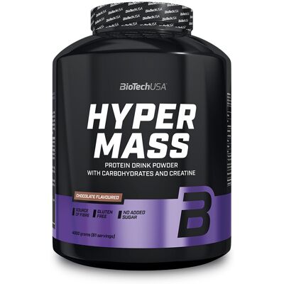 BioTechUSA Hyper Mass Chocolat - 4000 grammes - Gain de masse - Publicité BioTechUSA Hyper Mass Chocolat - 4000 grammes - Gain de masse - Publicité