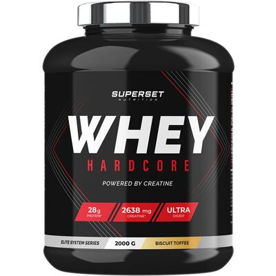 Superset Nutrition Whey hardcore (2kg) unisexe - Publicité Superset Nutrition Whey hardcore (2kg) unisexe - Publicité