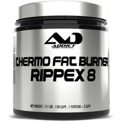 Addict Sport Nutrition Rippex 8 (150 caps) unisexe - Publicité Addict Sport Nutrition Rippex 8 (150 caps) unisexe - Publicité