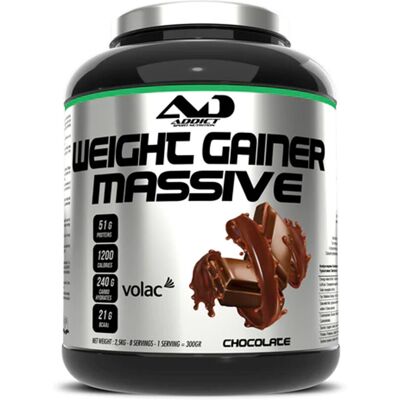 Addict Sport Nutrition Weight gainer massive (2,5kg) unisexe - Publicité Addict Sport Nutrition Weight gainer massive (2,5kg) unisexe - Publicité