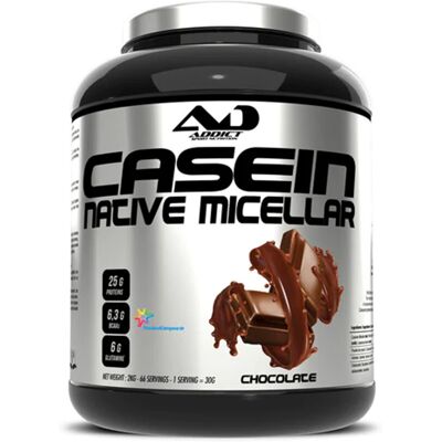 Addict Sport Nutrition Casein native micellar (2kg) unisexe - Publicité Addict Sport Nutrition Casein native micellar (2kg) unisexe - Publicité