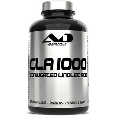 Addict Sport Nutrition CLA 1000 - Complément alimentaire - Publicité Addict Sport Nutrition CLA 1000 - Complément alimentaire - Publicité