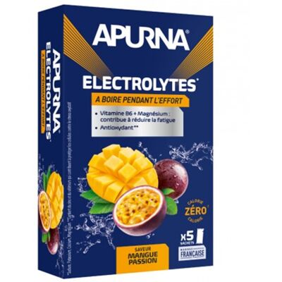 Apurna Nutrition Boîte electrolytes (5x8g) unisexe - Publicité Apurna Nutrition Boîte electrolytes (5x8g) unisexe - Publicité