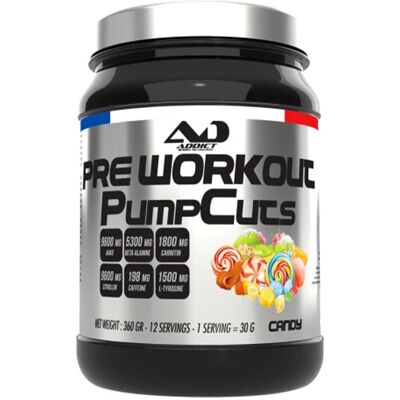 Addict Sport Nutrition - Pump Cuts - Tropic - Supplement - Publicité Addict Sport Nutrition - Pump Cuts - Tropic - Supplement - Publicité