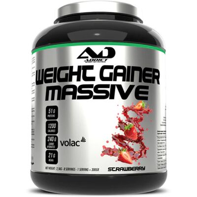 Addict Sport Nutrition Gain de Poids - Fraise - Gainer de poids - Publicité Addict Sport Nutrition Gain de Poids - Fraise - Gainer de poids - Publicité