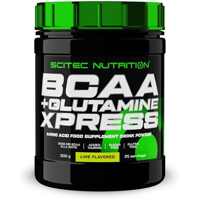 SciTec XPress Citron Vert BCAA Glutamine Supplément - Performance et Récupération - Publicité SciTec XPress Citron Vert BCAA Glutamine Supplément - Performance et Récupération - Publicité