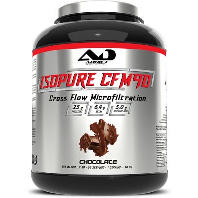 Addict Sport Nutrition - Isopure CFM 90 - 2kg - Publicité Addict Sport Nutrition - Isopure CFM 90 - 2kg - Publicité
