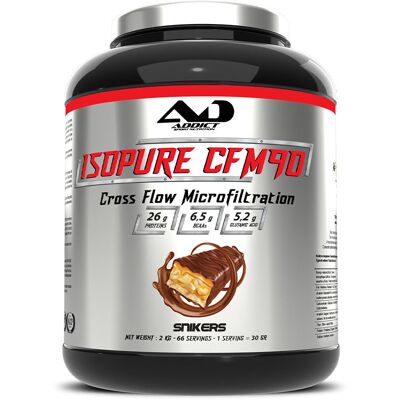 Addict Sport Nutrition Isopure cfm 90 (2kg) unisexe - Publicité Addict Sport Nutrition Isopure cfm 90 (2kg) unisexe - Publicité