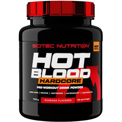 Scitec Nutrition Hot Blood Guarana - Pré-entraînement - Publicité Scitec Nutrition Hot Blood Guarana - Pré-entraînement - Publicité
