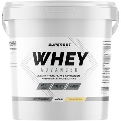 Superset Nutrition - 100% WHEY PROTEINE ADVANCED - 4kg - Whey - Publicité Superset Nutrition - 100% WHEY PROTEINE ADVANCED - 4kg - Whey - Publicité