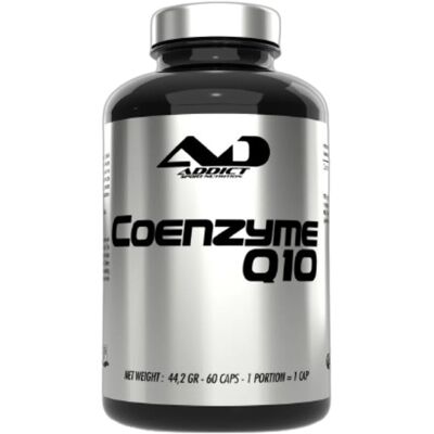 Addict Sport Nutrition - Coenzyme Q10 - 100 mg - Publicité Addict Sport Nutrition - Coenzyme Q10 - 100 mg - Publicité
