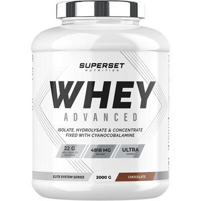 Superset Nutrition - WHEY PROTEINE ADVANCED - Whey Protein - Publicité Superset Nutrition - WHEY PROTEINE ADVANCED - Whey Protein - Publicité