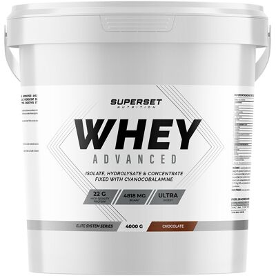 Superset Nutrition 100% protéine de lactosérum avancée - Poudre de protéine - Publicité Superset Nutrition 100% protéine de lactosérum avancée - Poudre de protéine - Publicité
