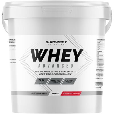 Superset Nutrition - 100% whey proteine - Protéine de lactosérum - Publicité Superset Nutrition - 100% whey proteine - Protéine de lactosérum - Publicité