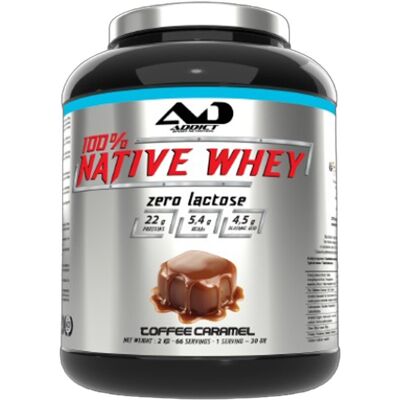 Addict Sport Nutrition 100% whey native (2kg) unisexe - Publicité Addict Sport Nutrition 100% whey native (2kg) unisexe - Publicité