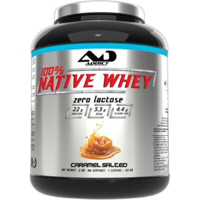 Addict Sport Nutrition 100% whey native (2kg) unisexe - Publicité Addict Sport Nutrition 100% whey native (2kg) unisexe - Publicité
