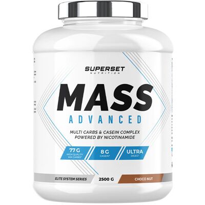 Superset Nutrition Mass advanced (2,5kg) unisexe - Publicité Superset Nutrition Mass advanced (2,5kg) unisexe - Publicité