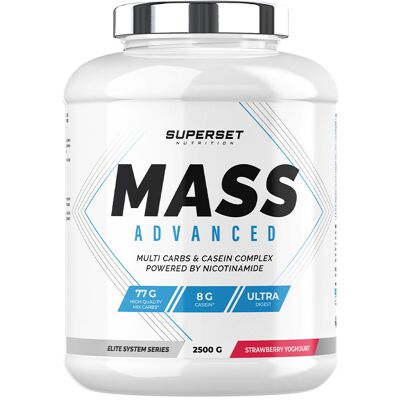 Superset Nutrition Mass advanced (2,5kg) unisexe - Publicité Superset Nutrition Mass advanced (2,5kg) unisexe - Publicité
