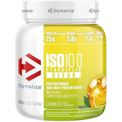 Dymatize Iso-100 clear (512g) unisexe - Publicité Dymatize Iso-100 clear (512g) unisexe - Publicité