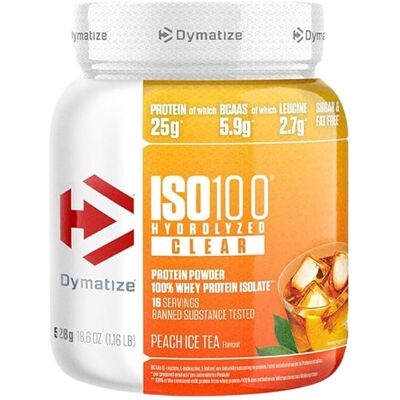 Dymatize Iso-100 clear (512g) unisexe - Publicité Dymatize Iso-100 clear (512g) unisexe - Publicité