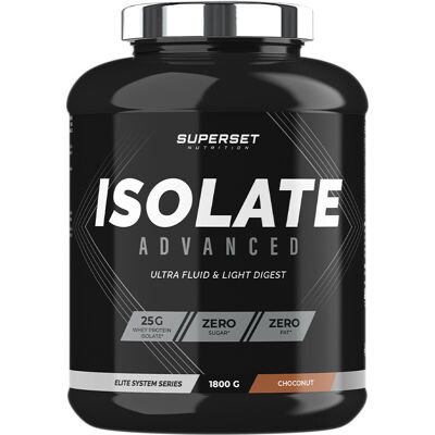 Superset Nutrition - Zero Isolate Advanced - 1.8kg - Isolate - Publicité Superset Nutrition - Zero Isolate Advanced - 1.8kg - Isolate - Publicité